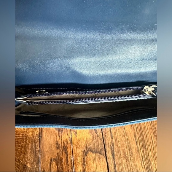 Michael Kors Sloan Denim Chain Shoulder Bag - Picture 12 of 15